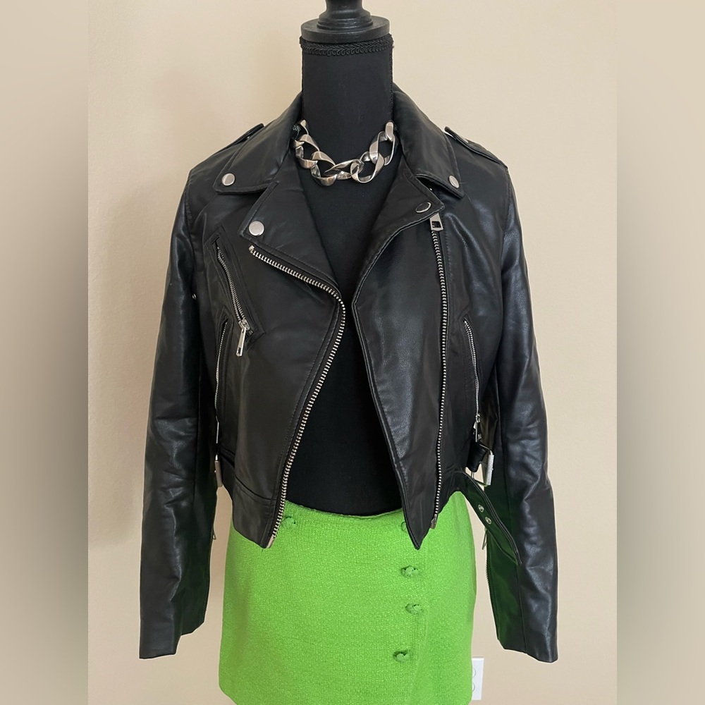 Zara Faux Leather Jacket (Jacket Only)